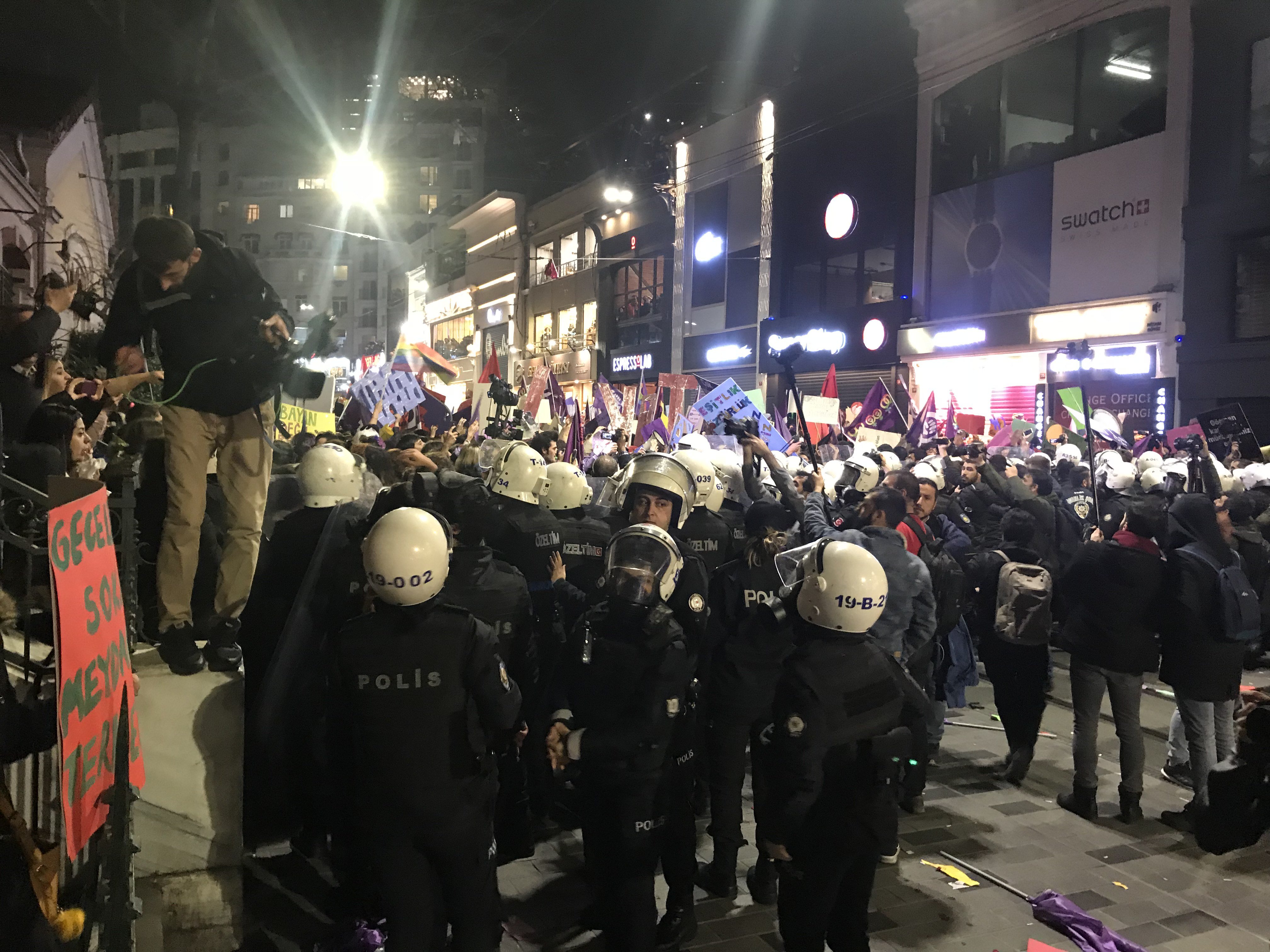 Polizei Istanbul 8. März