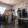 Ein Wahllokal in der Provinz, Juni 2018.
