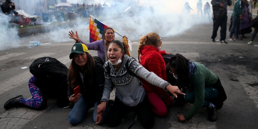 Bolivien-Protest