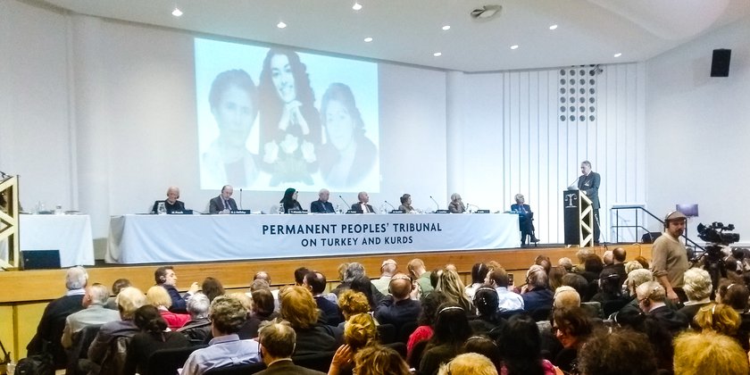 Das Tribunal gegen Kriegsverbrechen der Türkei in Paris, März 2018