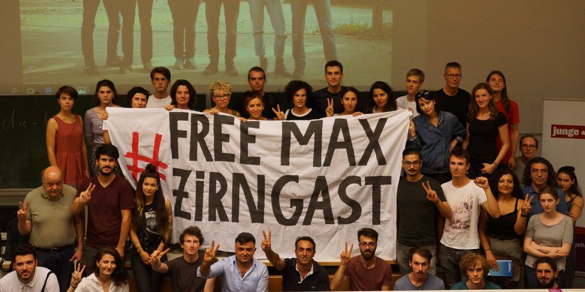 Solidaritätsbotschaft aus Wien #FreeMaxZirngast