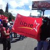 LIBRE auf Kundgebung gegen Hernández